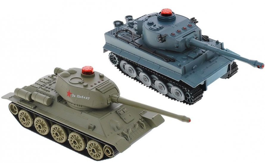 Танковый бой на радиоуправлении т-34 и тигр