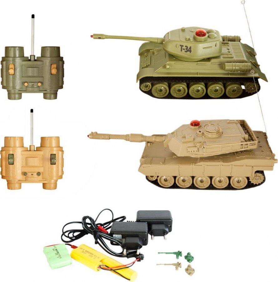 Танковый бой р/у 1:32 т34 - Abrams m1a2