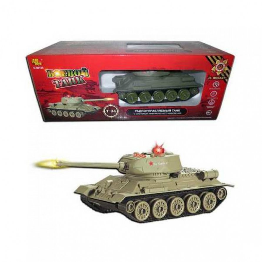 ABTOYS танк т34 c-00136(553) 1:64