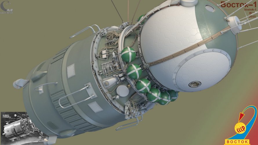Ракета Юрия Гагарина Восток-1 конструкция