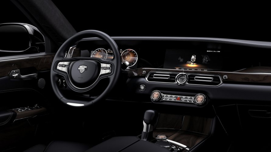 Aurus Senat s600 интерьер