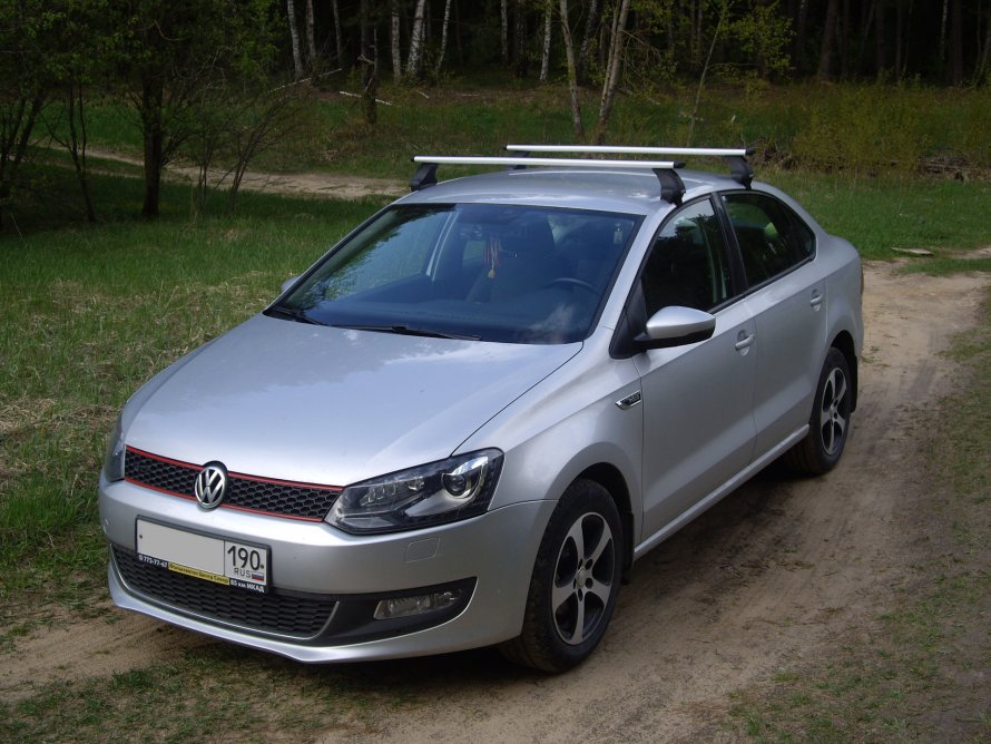 Volkswagen Polo багажник на крышу