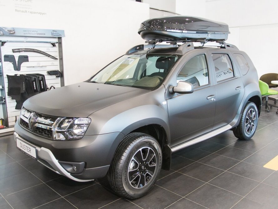 Renault Duster серый металлик