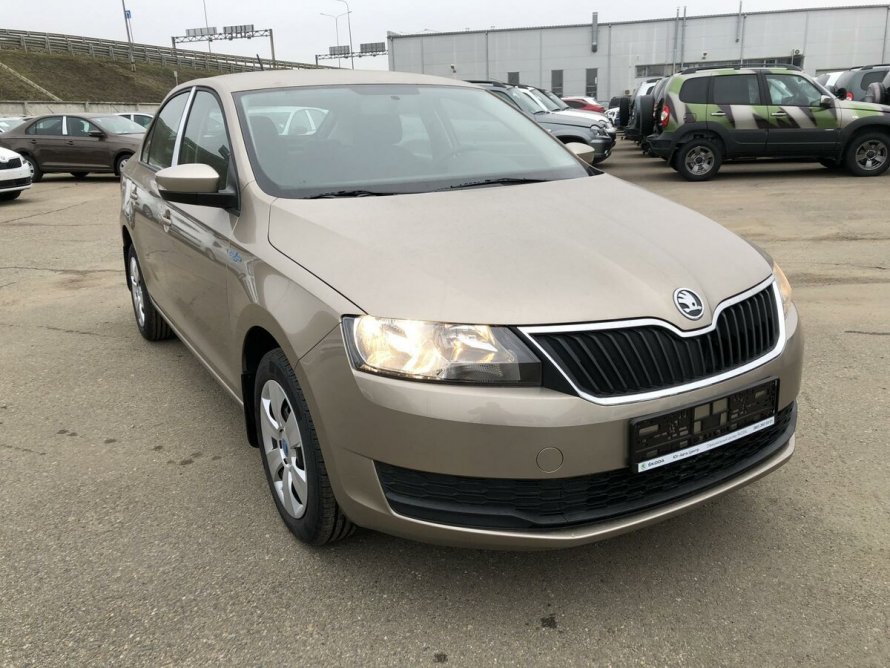 Skoda Rapid бежевый