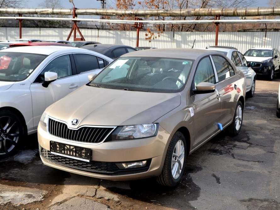 Škoda Octavia бежевый металлик