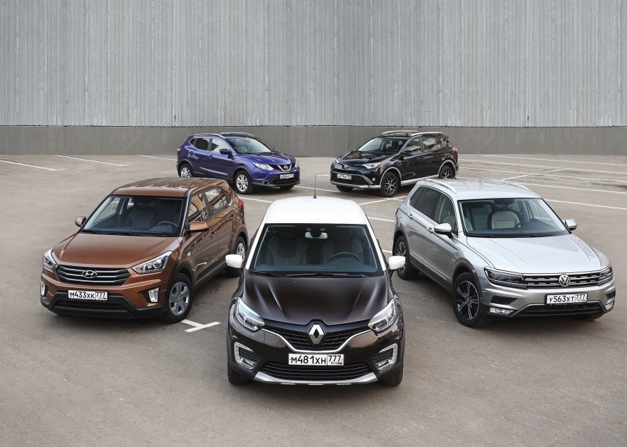 Hyundai Creta и Tiguan