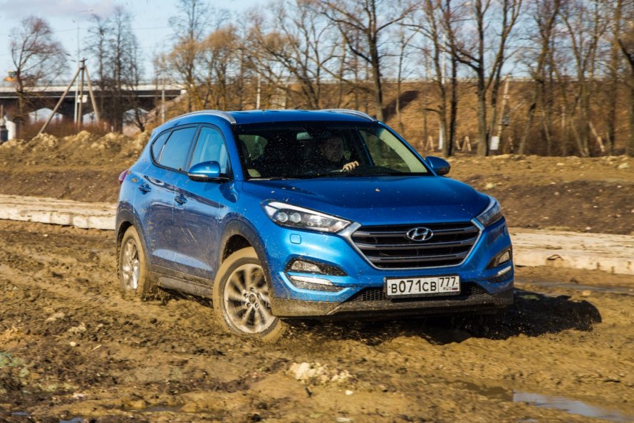 Hyundai Tucson на бездорожье