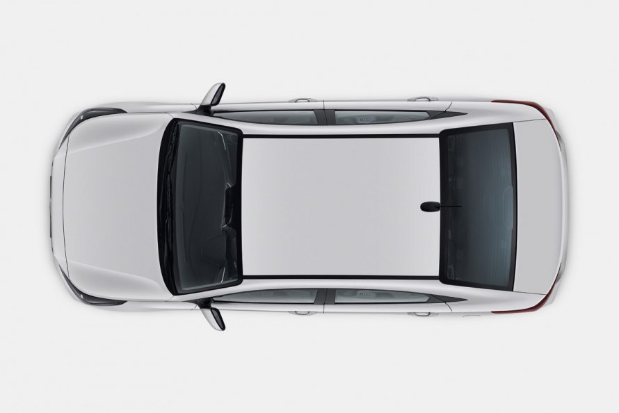Hyundai Solaris вид сверху 2д
