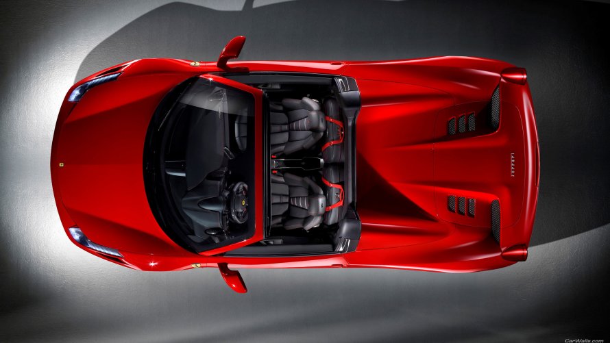 Ferrari 458 Spider под капотом