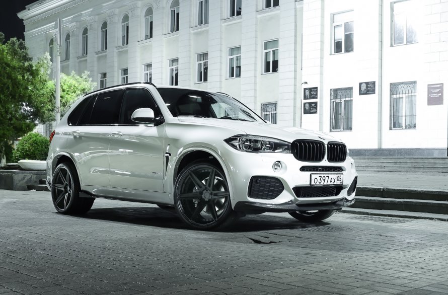 BMW x5 f15 White Tuning