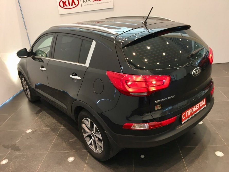 Kia Sportage 3 Рестайлинг чёрный