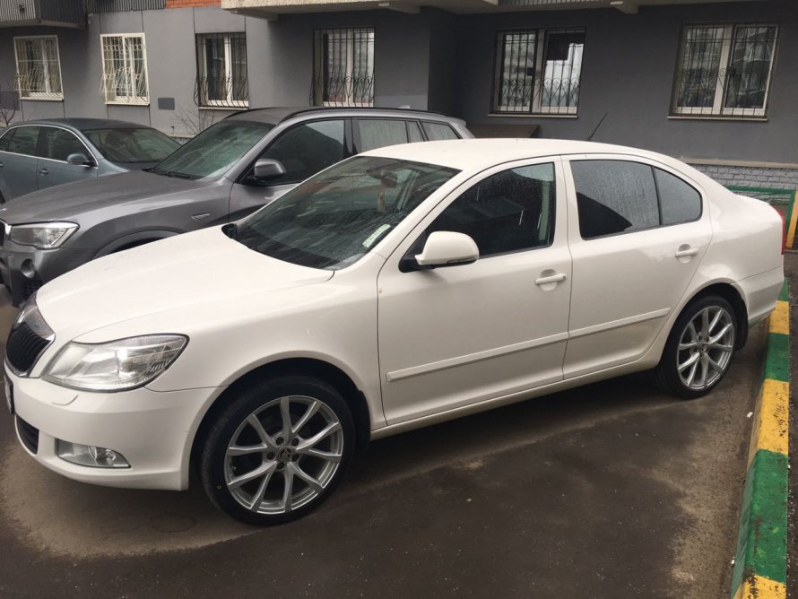 Skoda Octavia a5 r17 белая
