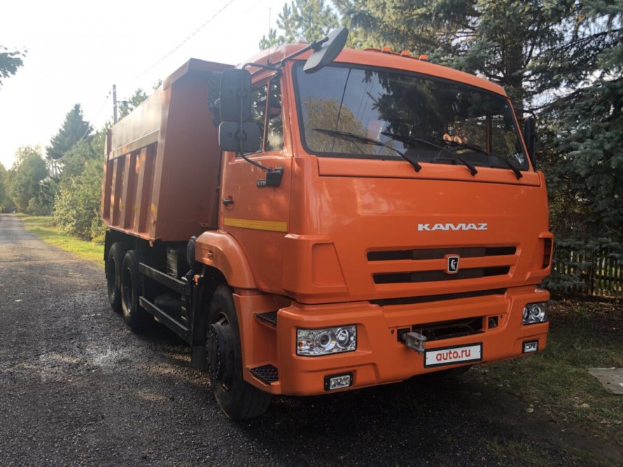 КАМАЗ 6520 оранжевый
