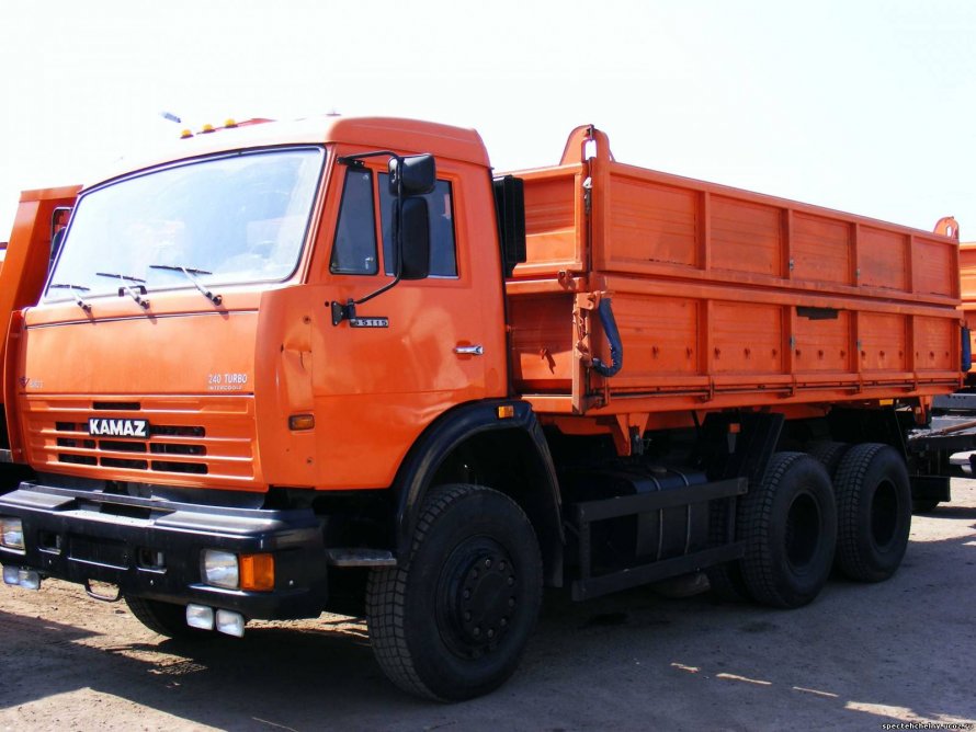 КАМАЗ оранжевый самосвал 45143