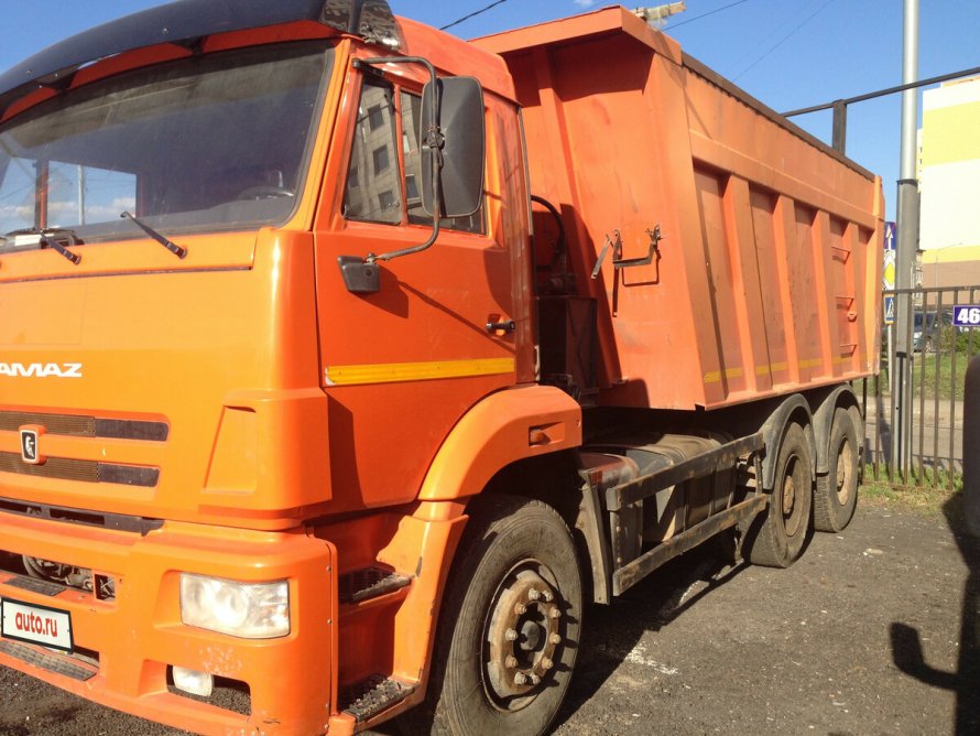 КАМАЗ 6520 оранжевый