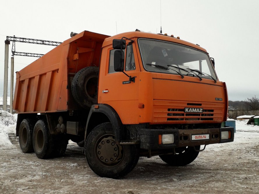 КАМАЗ 65115 оранжевый