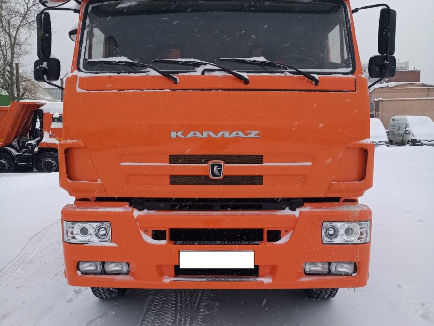 КАМАЗ 5410 самосвал оранжевый