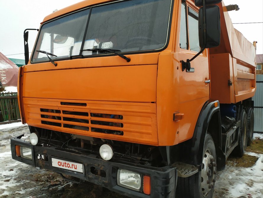 КАМАЗ 5511 самосвал оранжевый