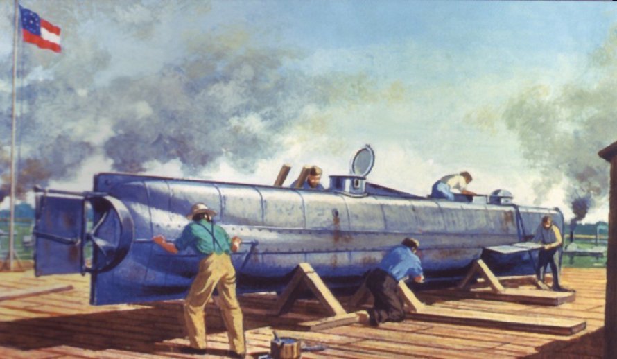 Подводная лодка Ханли 1864