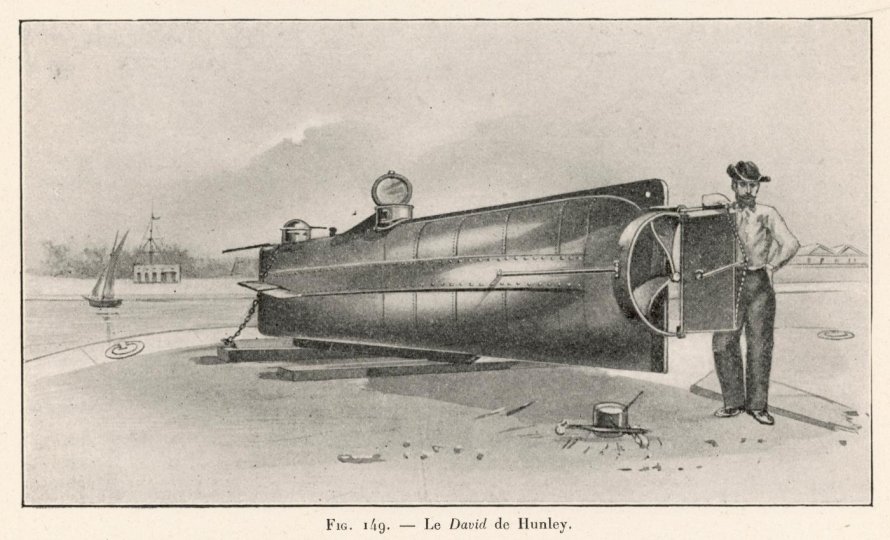 Подводная лодка Ханли 1864
