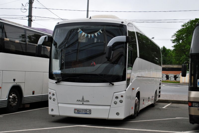 Автобус белый МАЗ 251