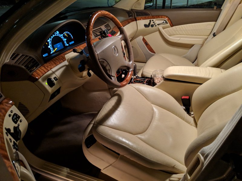 Mercedes Benz s class w220 салон