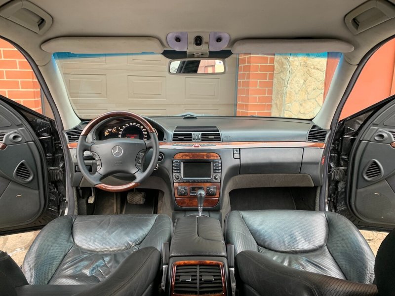 Benz s-class w220 салон