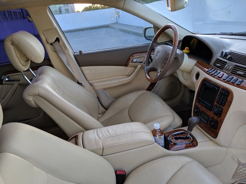 Mercedes Benz s class w220 салон