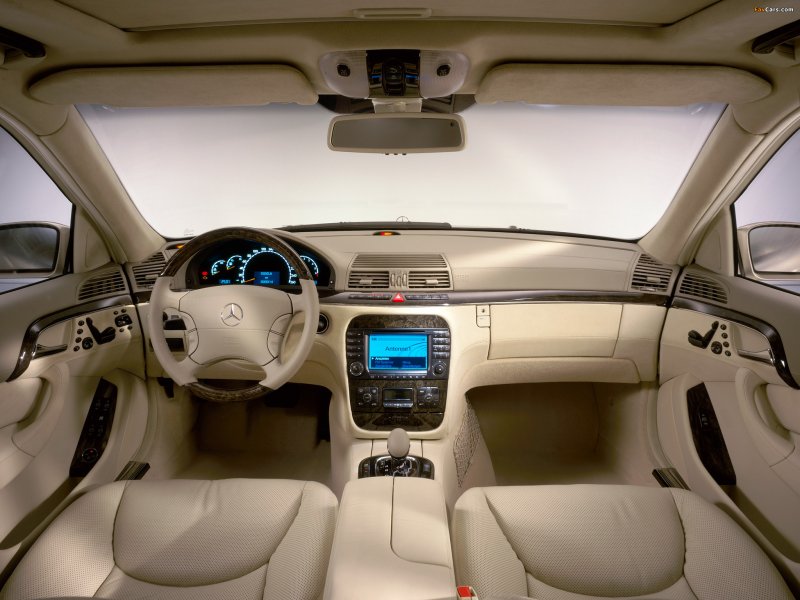 Mercedes Benz s class w220 салон