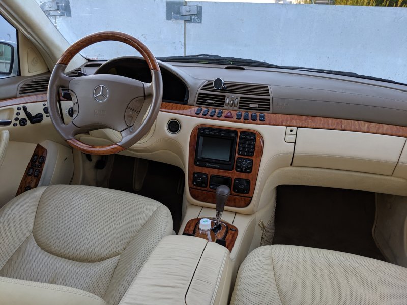 Mercedes Benz s class w220 салон