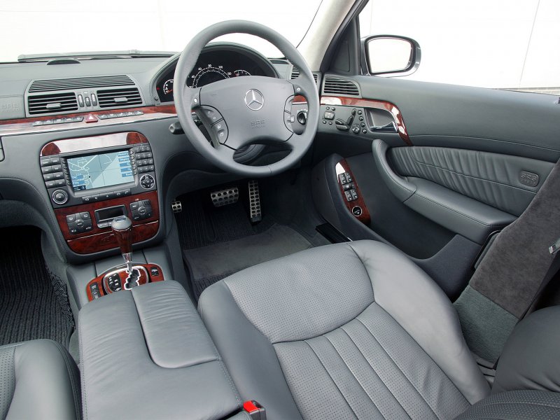 Mercedes s class w220 салон