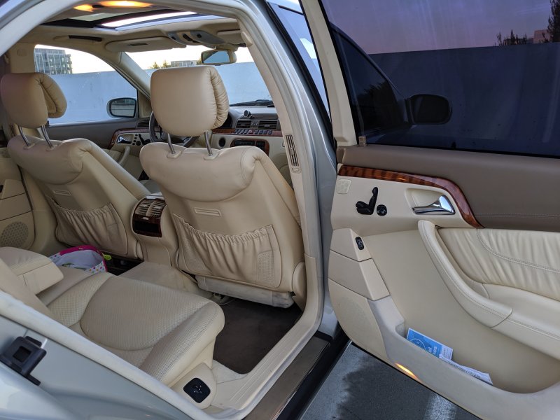 Mercedes Benz s class w220 салон