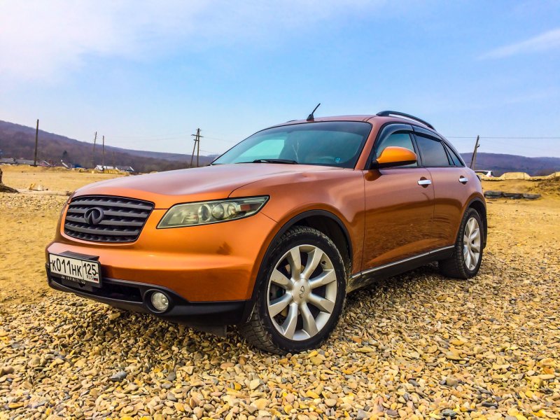 Infiniti fx45 красный