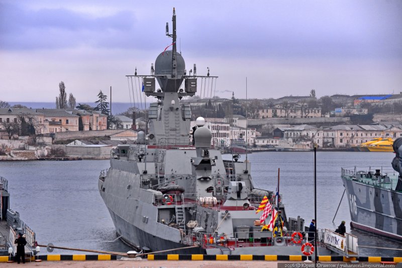 Севастополь Пристань военных кораблей