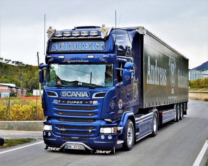 Скания r420 трехоска