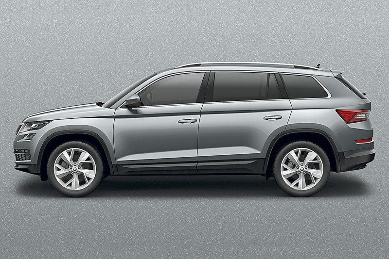 Skoda Kodiaq серебристый Brilliant металлик