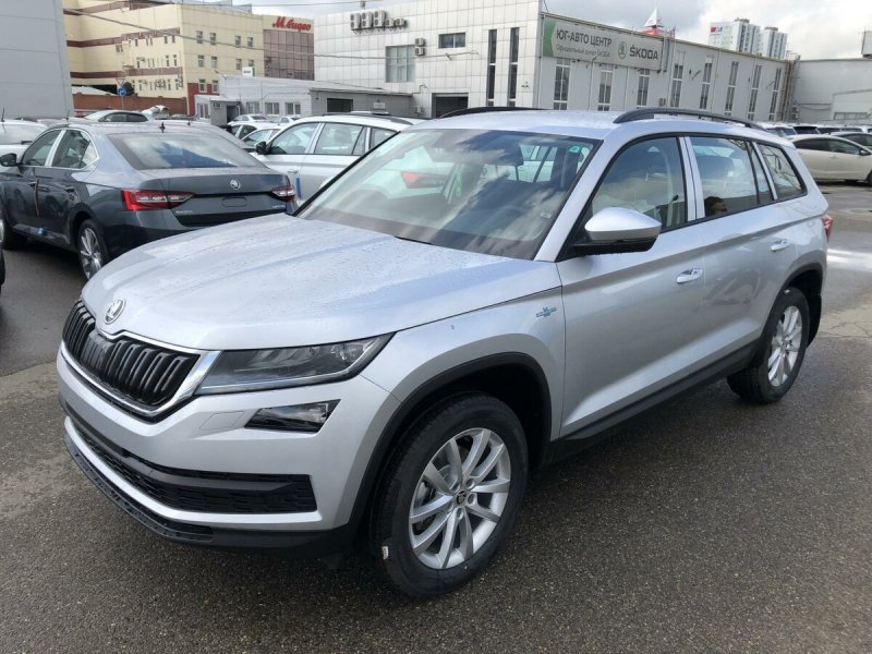 Skoda Kodiaq серебристый