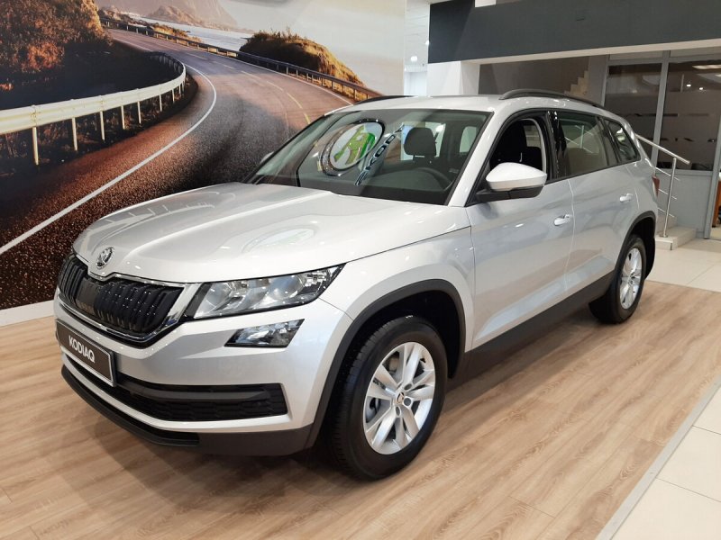 Skoda Kodiaq серебристый