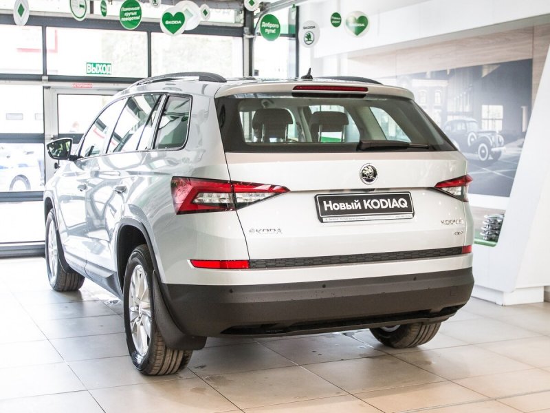 Skoda Kodiaq 2021 серебристый