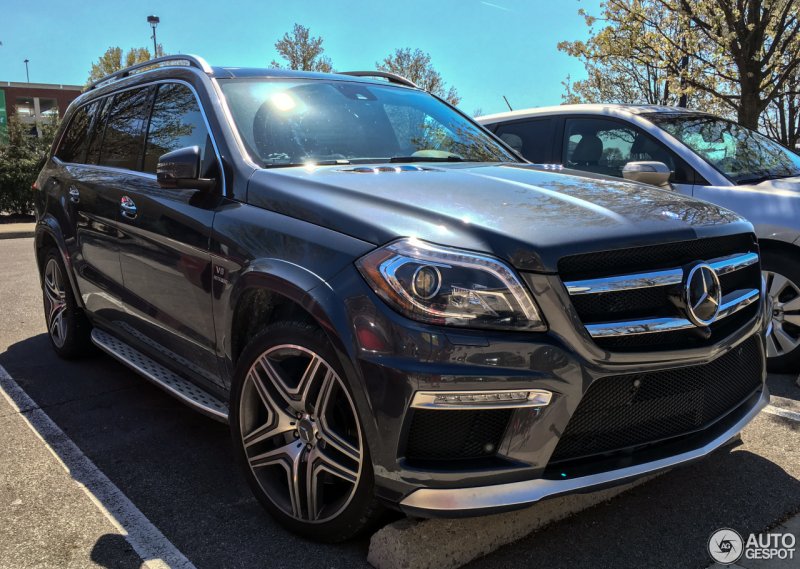Mercedes gl 63 AMG белый