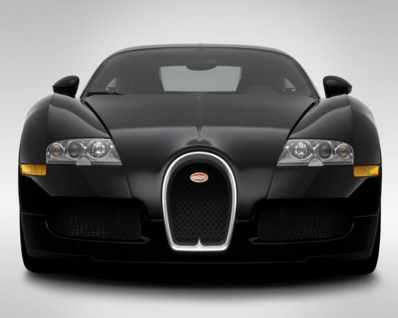Bugatti 2009 Veyron чёрный
