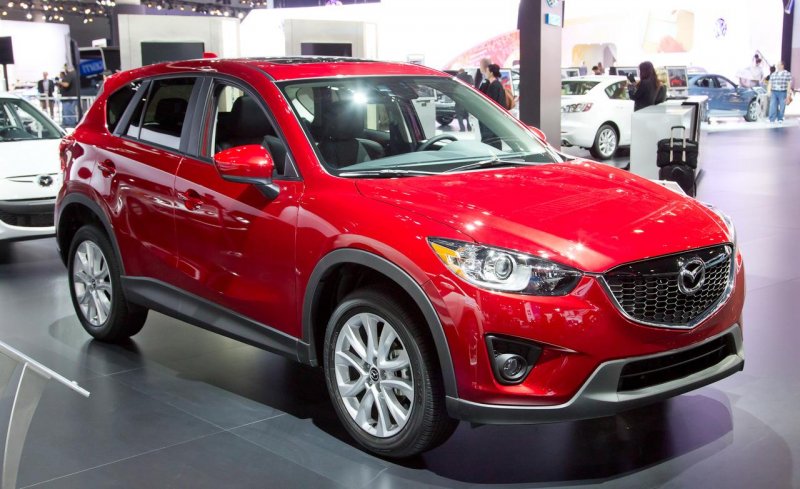 Mazda CX 5 красная 2014
