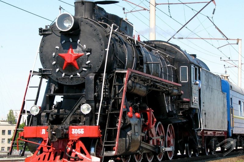 Паровоз памятник Абакан