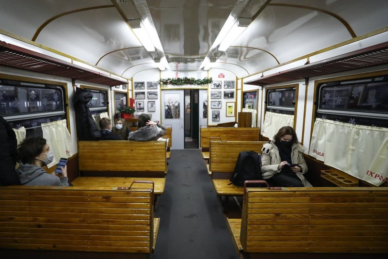 Ретропоезд Сокольники метро