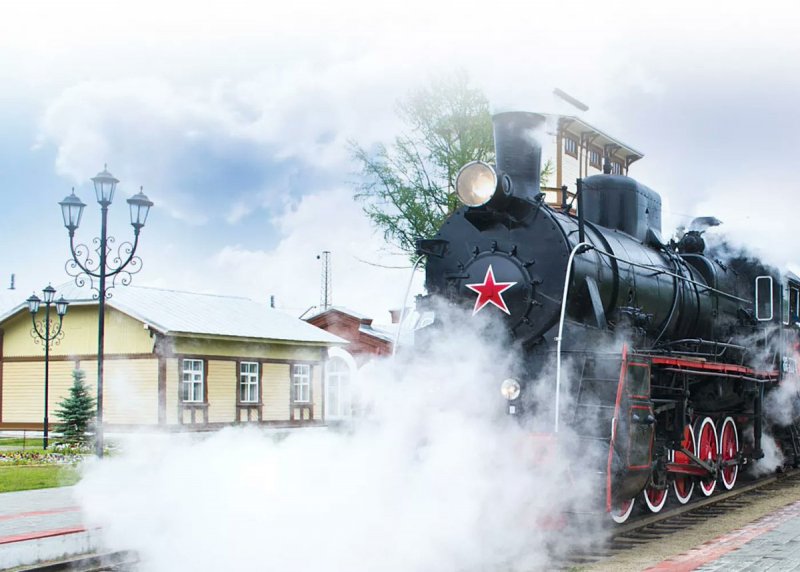 Курское депо паровоз