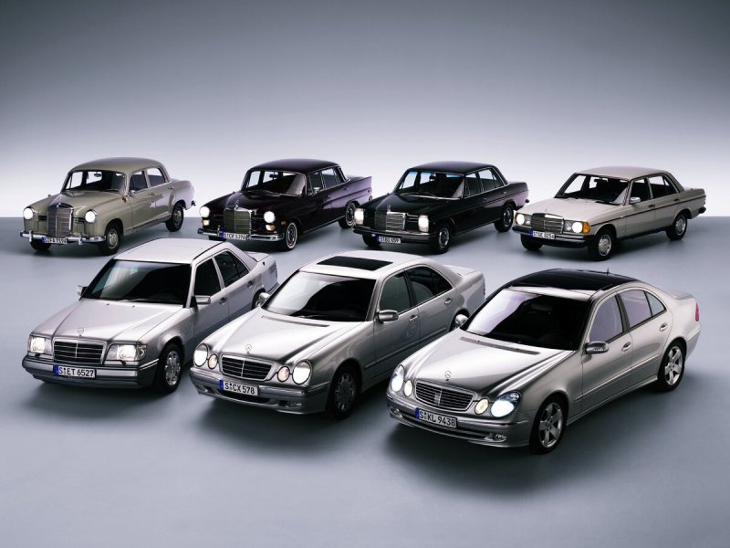 Эволюция Mercedes Benz е class