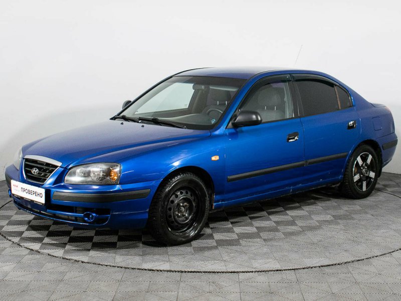 Hyundai Elantra 2005 синяя