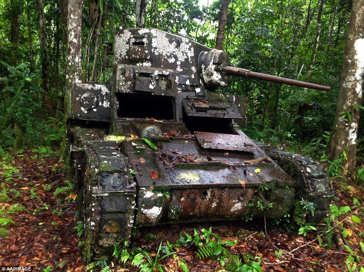 Эхо второй мировой войны заброшенные танки
