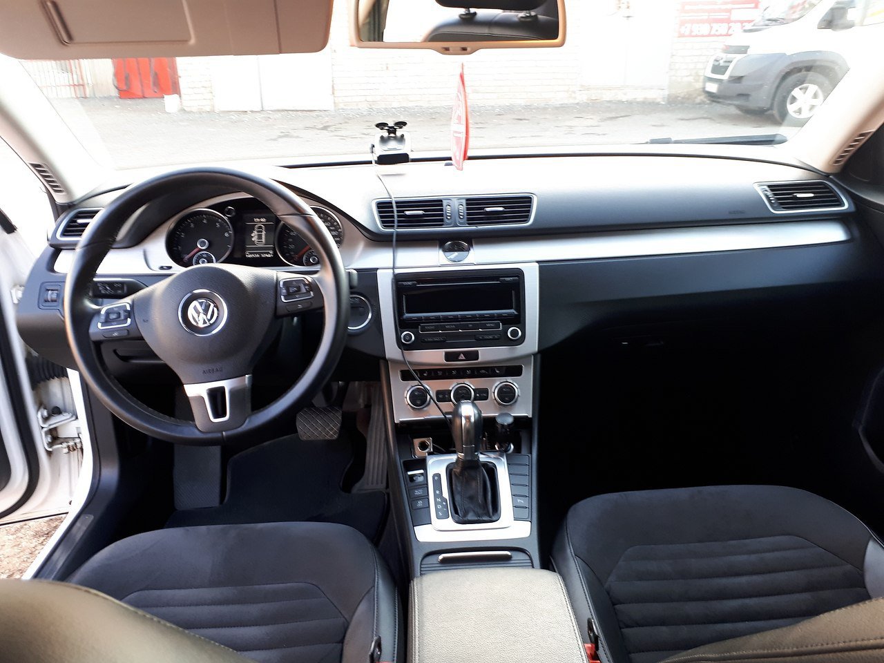 VW Passat b7 салон черный