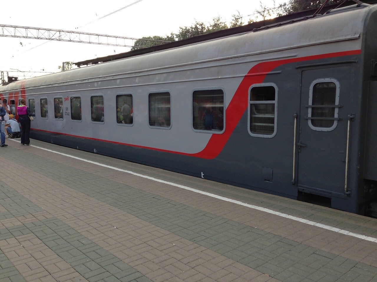 Поезд 001э, Владивосток — Москва «Россия»